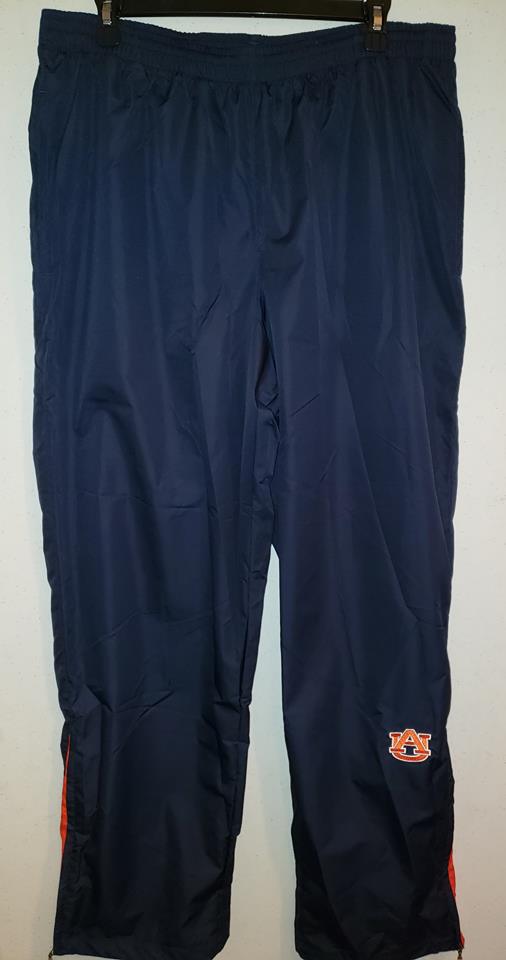 Auburn Navy Sweatpants with Orange Insert
