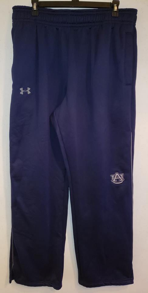 Auburn Navy Sweatpants with Grey Accents