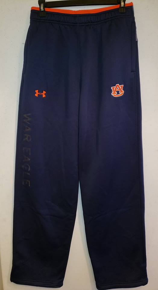 Auburn Navy Track Pant with War Eagle down side