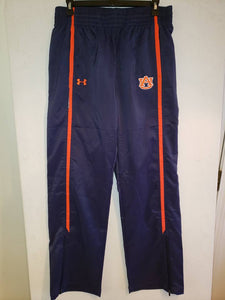 Auburn Women's Navy Sweatpants with Orange Insert down the Front