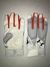 Load image into Gallery viewer, Under Armour Football Gloves White/Grey Sticky Grip