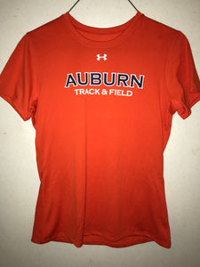 Women's Auburn Orange Track & Field Short Sleeve Performance Shirt