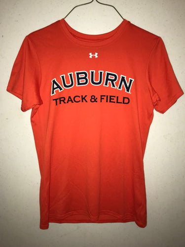 Women's Auburn Orange Track & Field Short Sleeve Performance Shirt