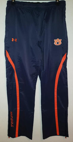 Auburn Women's Navy Sweatpants with Orange Insert