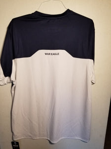 Navy "AU" with White Back Short Sleeve Performance Shirt