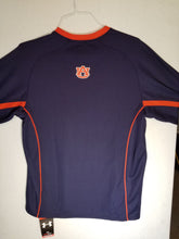 Load image into Gallery viewer, &quot;Auburn Undeniable&quot; Navy Long Sleeve Performance Shirt with Piping