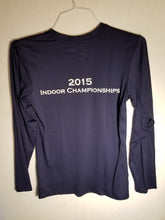 Load image into Gallery viewer, Auburn 2015 Indoor Championships Navy Long Sleeve Track &amp; Field Performance Wear