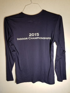 Auburn 2015 Indoor Championships Navy Long Sleeve Track & Field Performance Wear