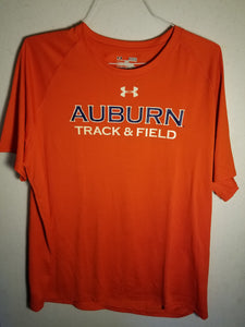 Men's Auburn Orange Track & Field Short Sleeve Performance Shirt