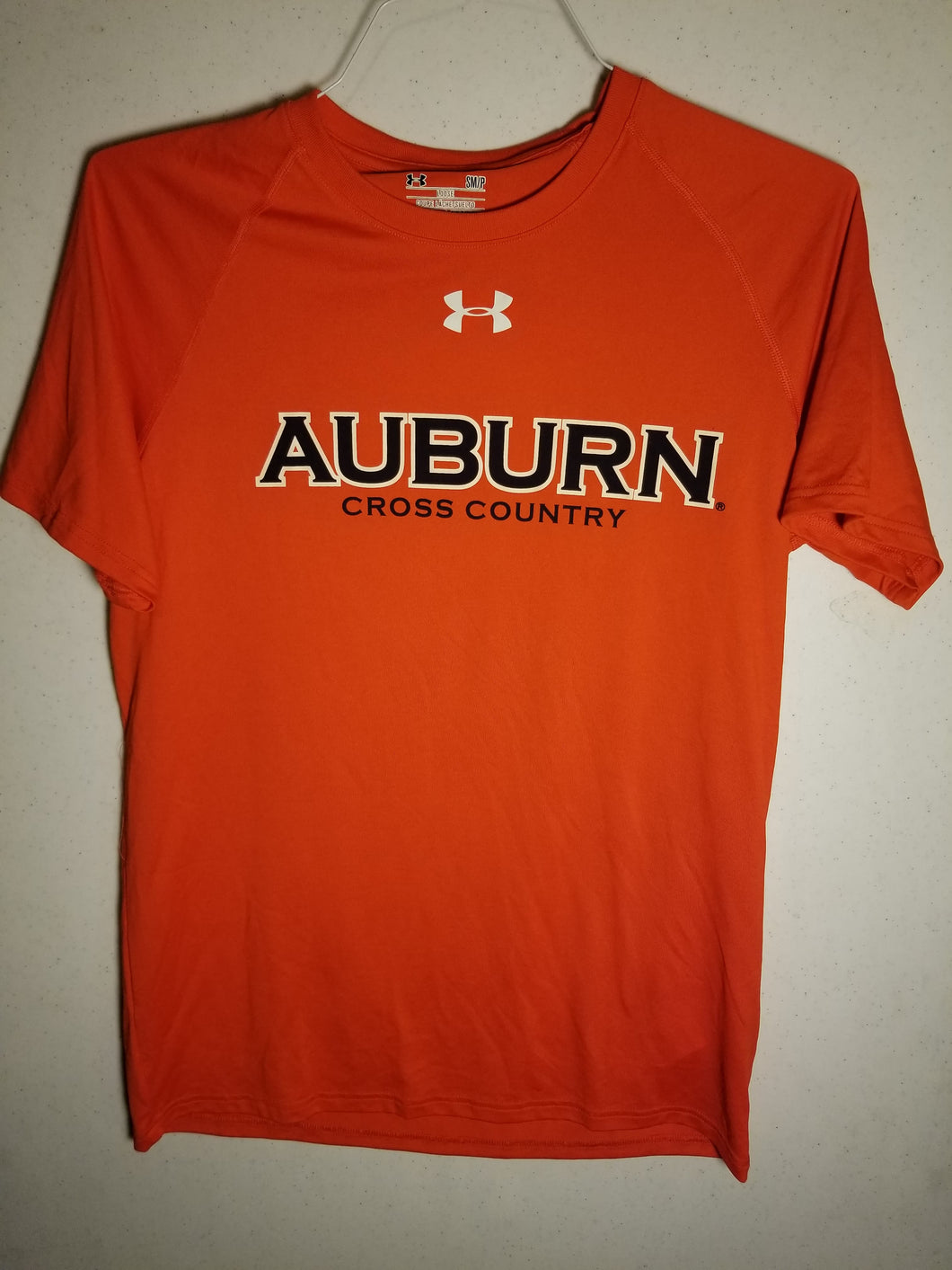 Men's Auburn Orange Cross Country Short Sleeve Performance Wear