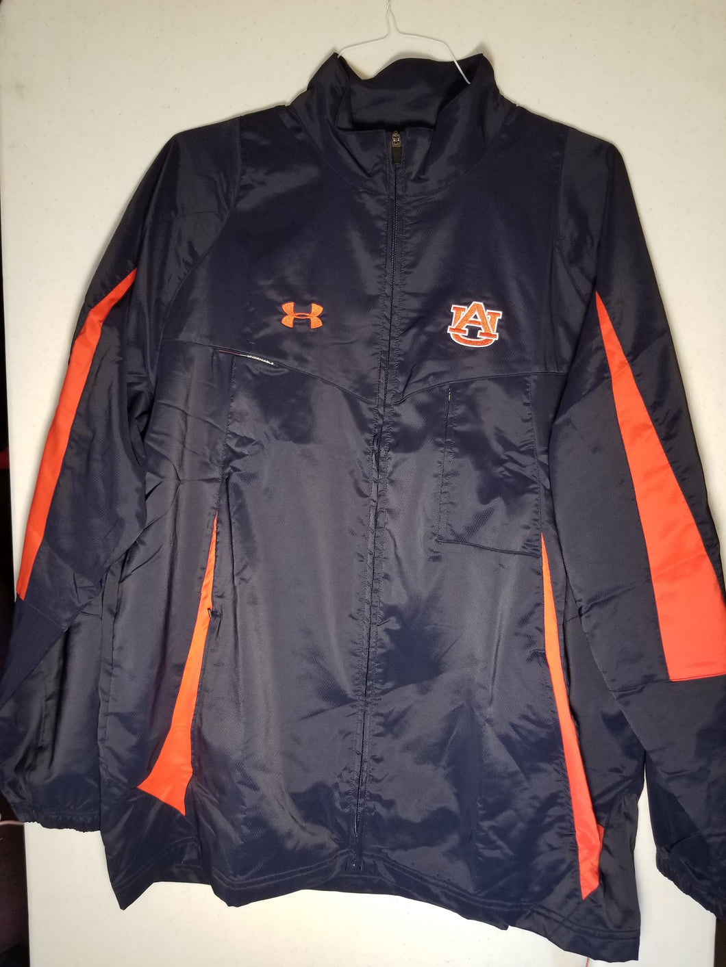 Navy Full Zip Jacket with Top Zipper Pocket