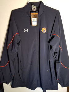 Auburn All Season Navy Full Zip with Orange Piping Jacket