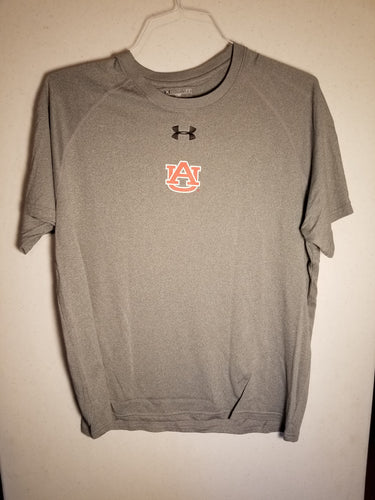 Auburn Grey Short Sleeve Tiger Eye Performance Wear