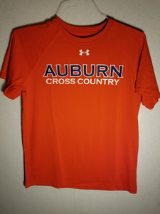Auburn Orange Cross Country Short Sleeve Performance Wear - Youth Boy