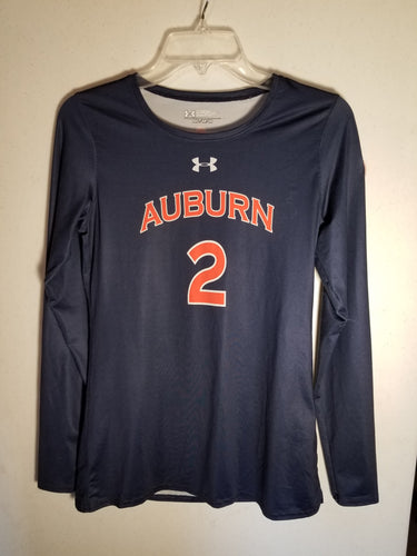 Auburn Navy Volleyball Jersey Team Issued Game Jersey #2