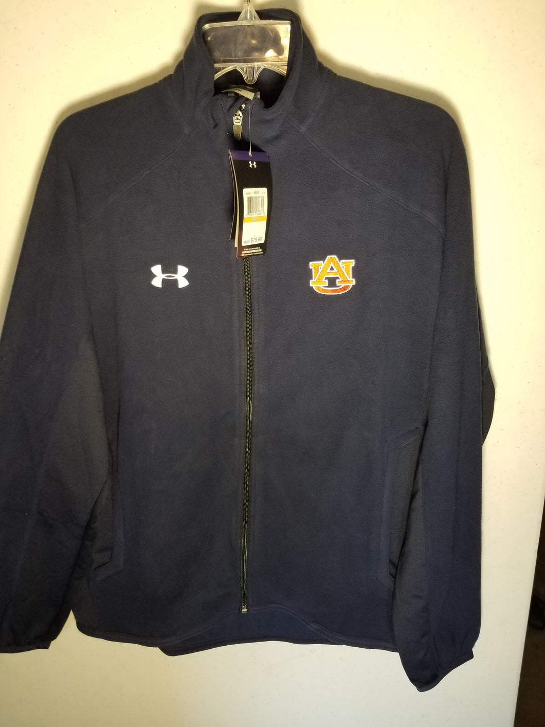 Auburn Volleyball Navy Full Zip Long Sleeve Jacket