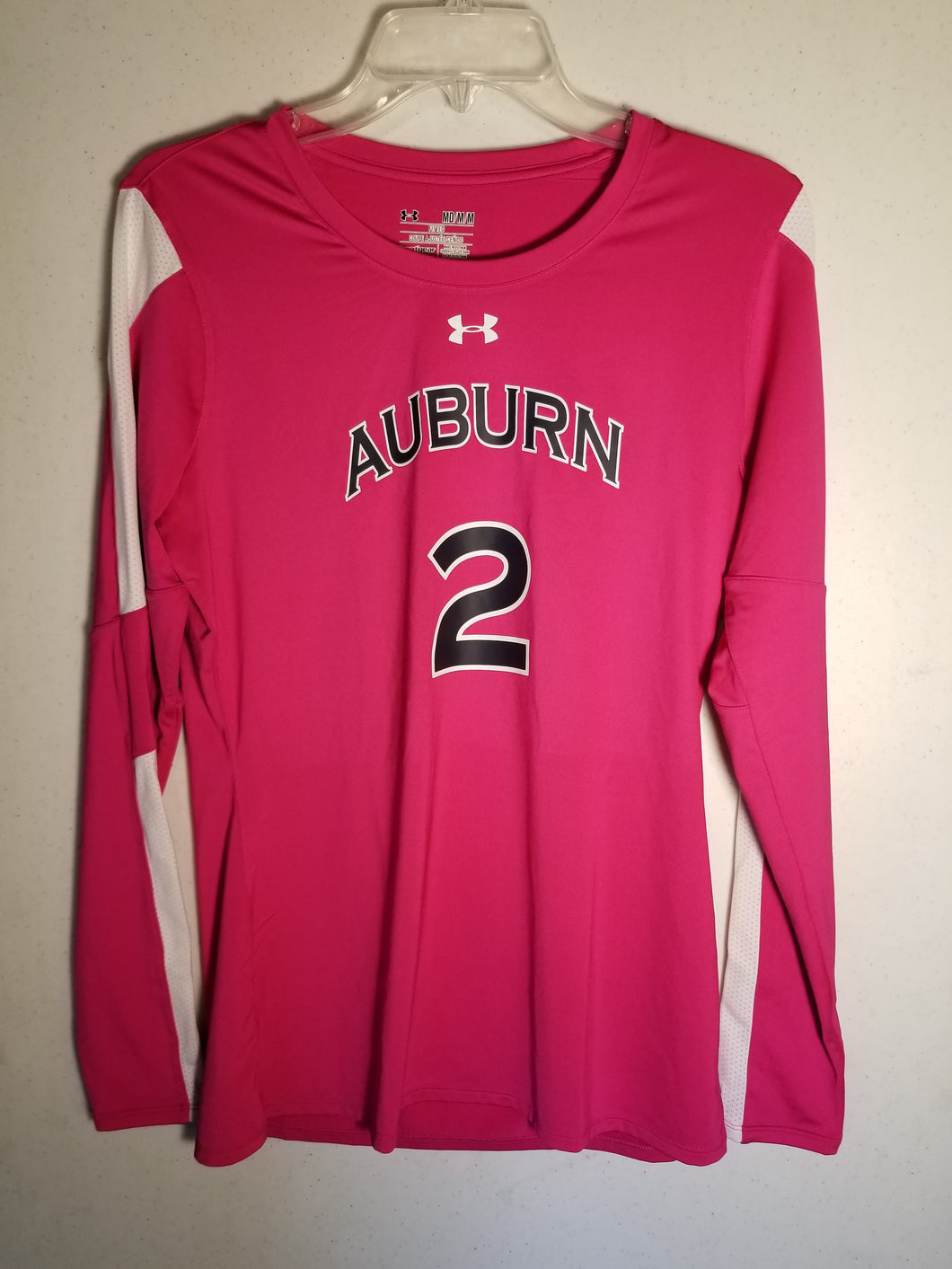 Auburn Pink Volleyball Jersey Team Issued #2