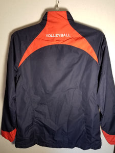 Auburn Navy Volleyball Jacket with Orange Accents