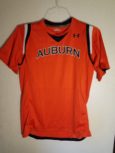 Auburn Orange Softball Jersey with Navy & White Trim - Team Issued