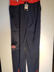 Auburn Women's Shiny Navy Sweatsuit with Orange Zipper