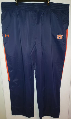 Auburn Navy Sweatpants with Orange Insert on Side