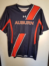 Load image into Gallery viewer, Auburn Navy Short Sleeve Jersey with Orange Diagonal