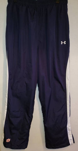 Auburn Navy Sweatpants with White Insert Down Side